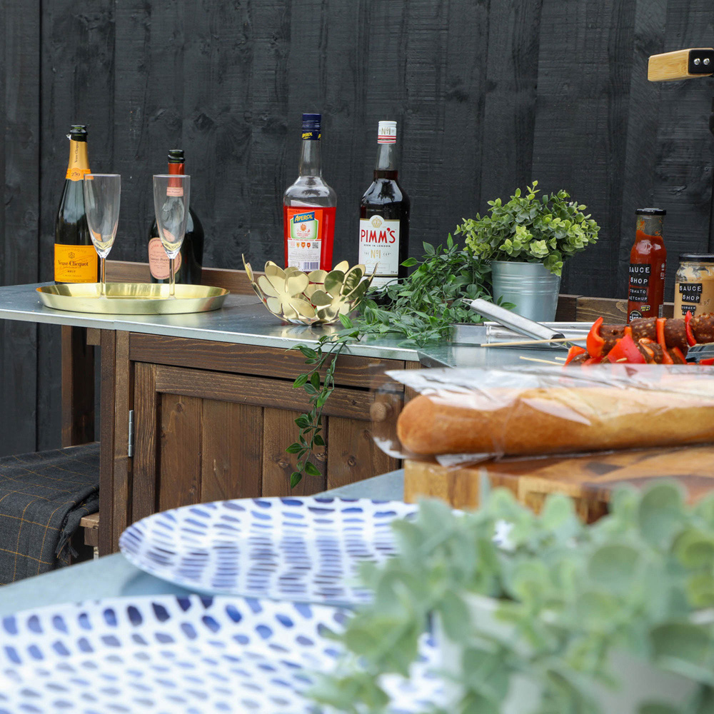 Mercia Trent Wooden Outdoor Kitchen Image 7