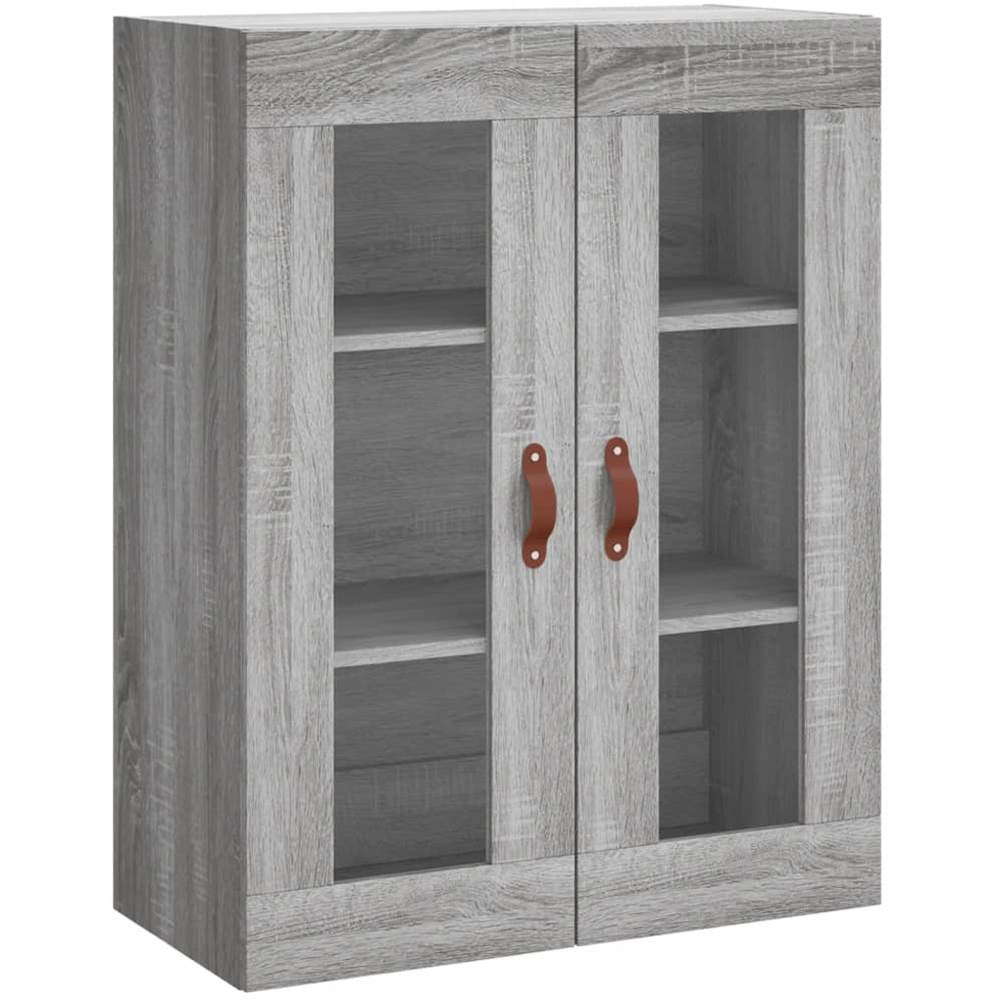 vidaXL 4 Door Grey Sonoma Highboard Image 5