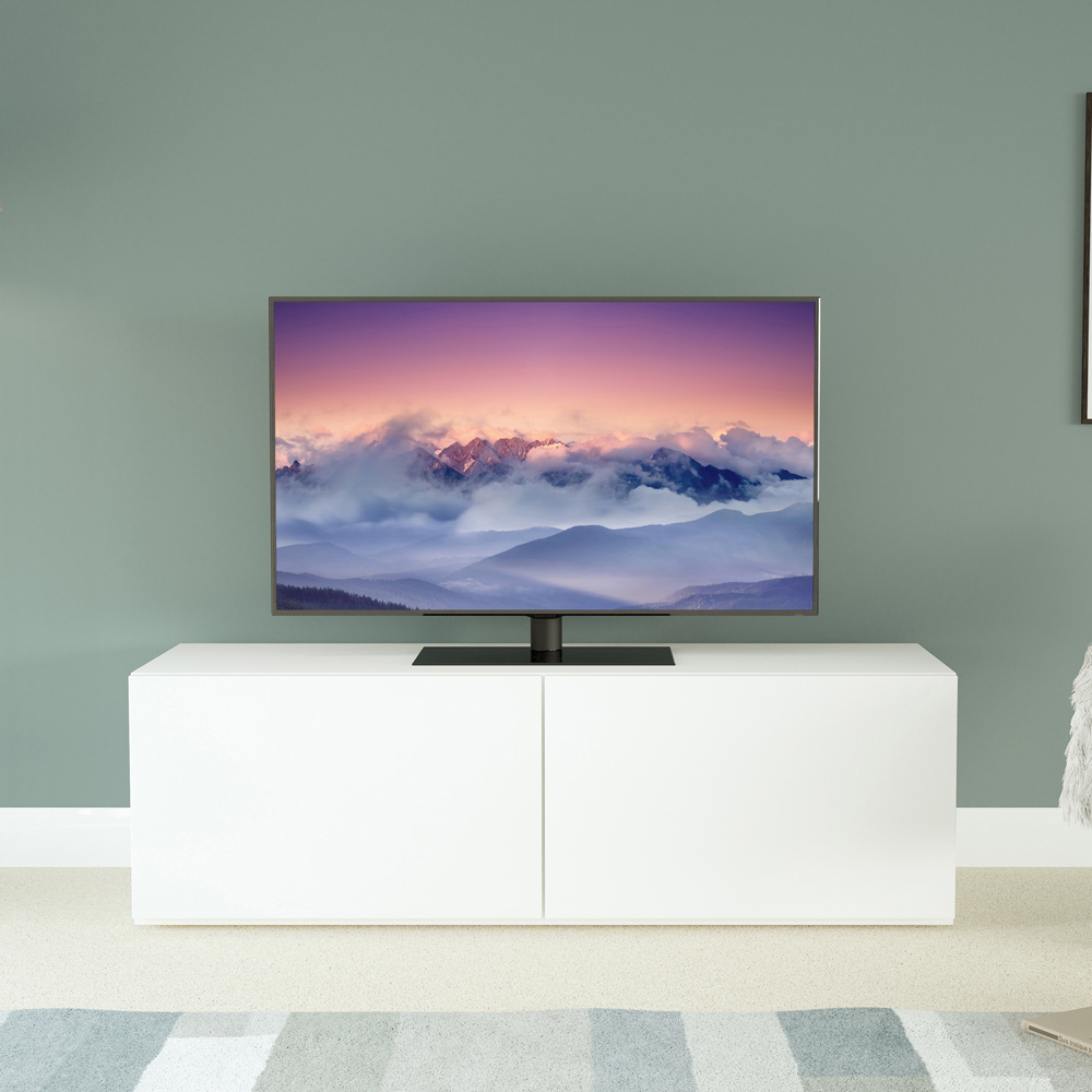 AVF Universal Black Swivel Table Top TV Stand Image 2