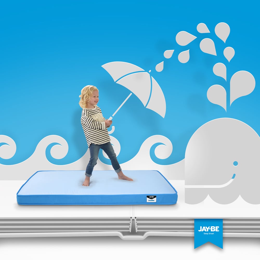 Jay-Be Anti-Allergy Waterproof Sprung Toddler Mattress Image 2