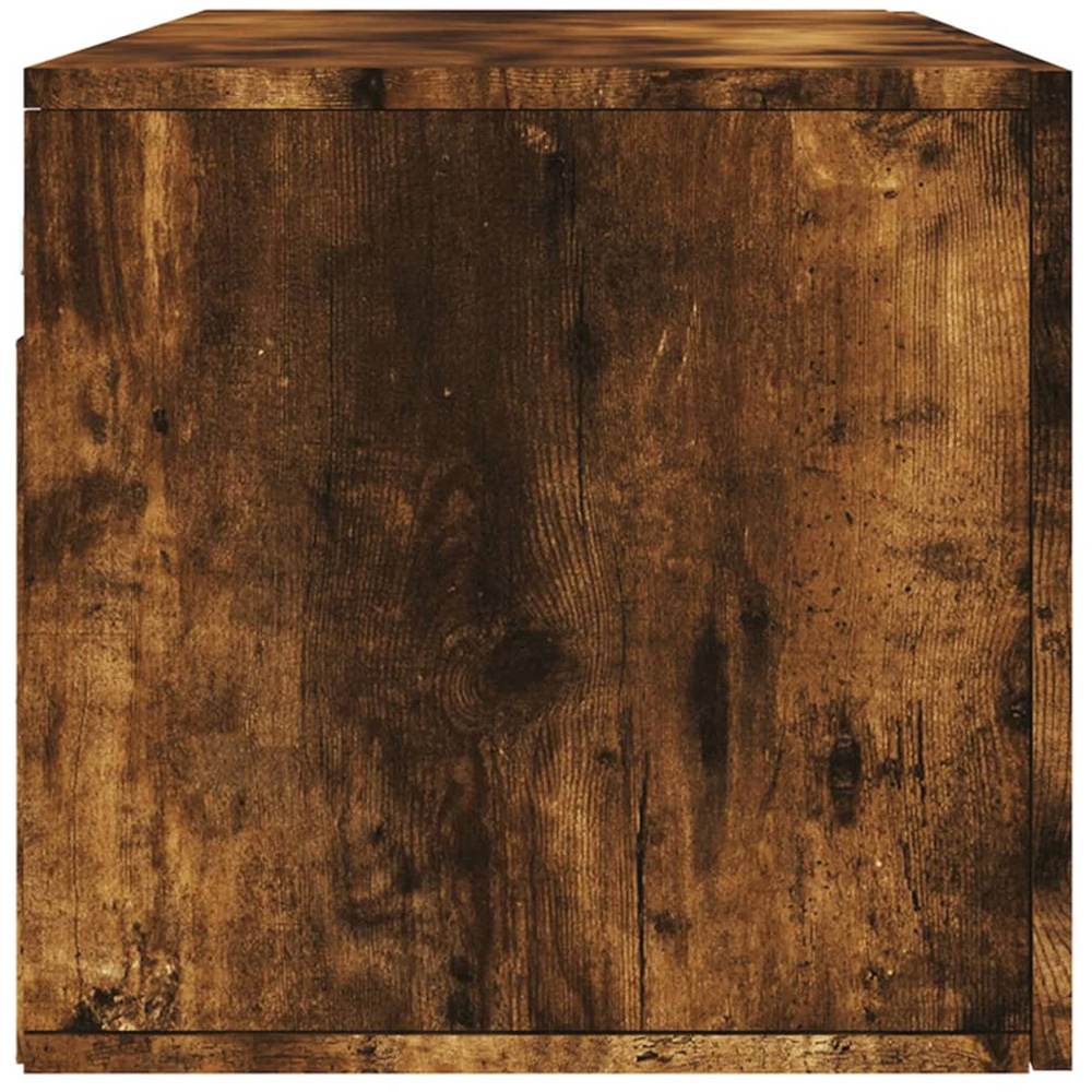 vidaXL 2 Door Smoked Oak Wall Cabinet Image 7