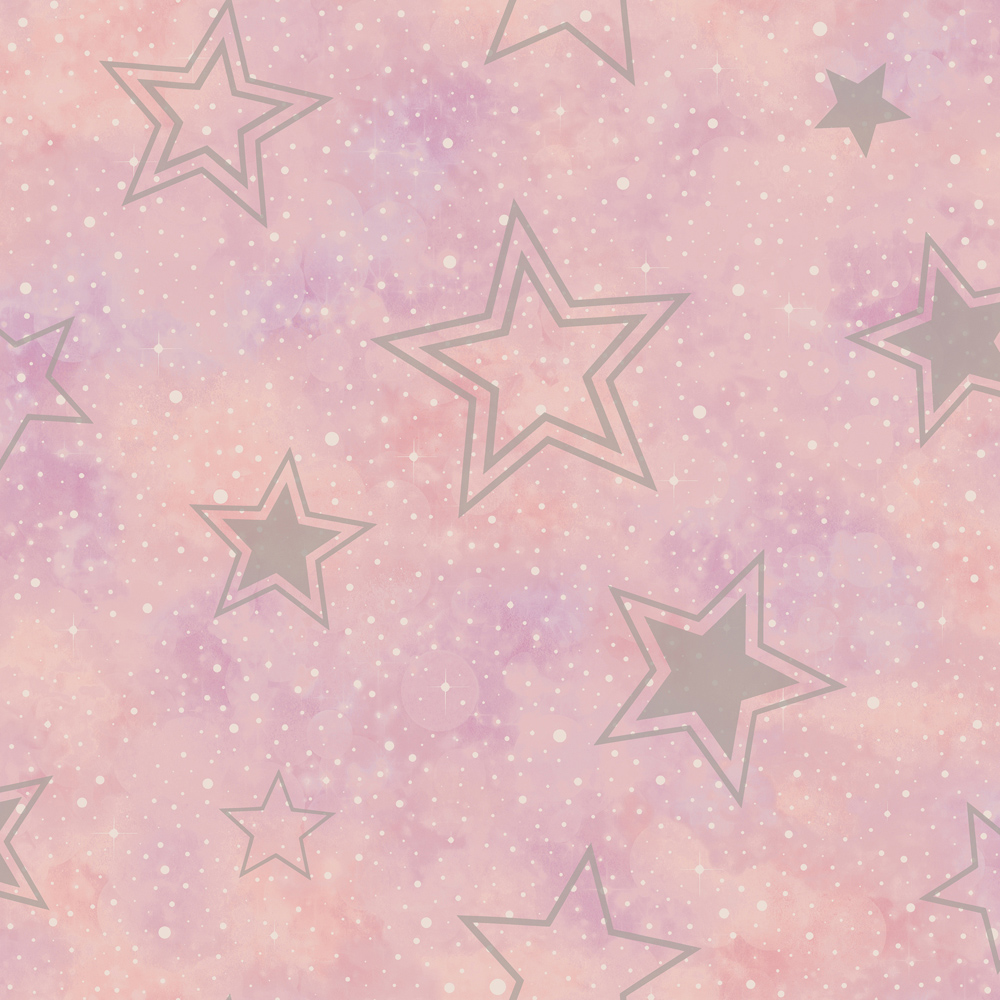Holden Decor Stardust Pink and Silver Wallpaper Image 1