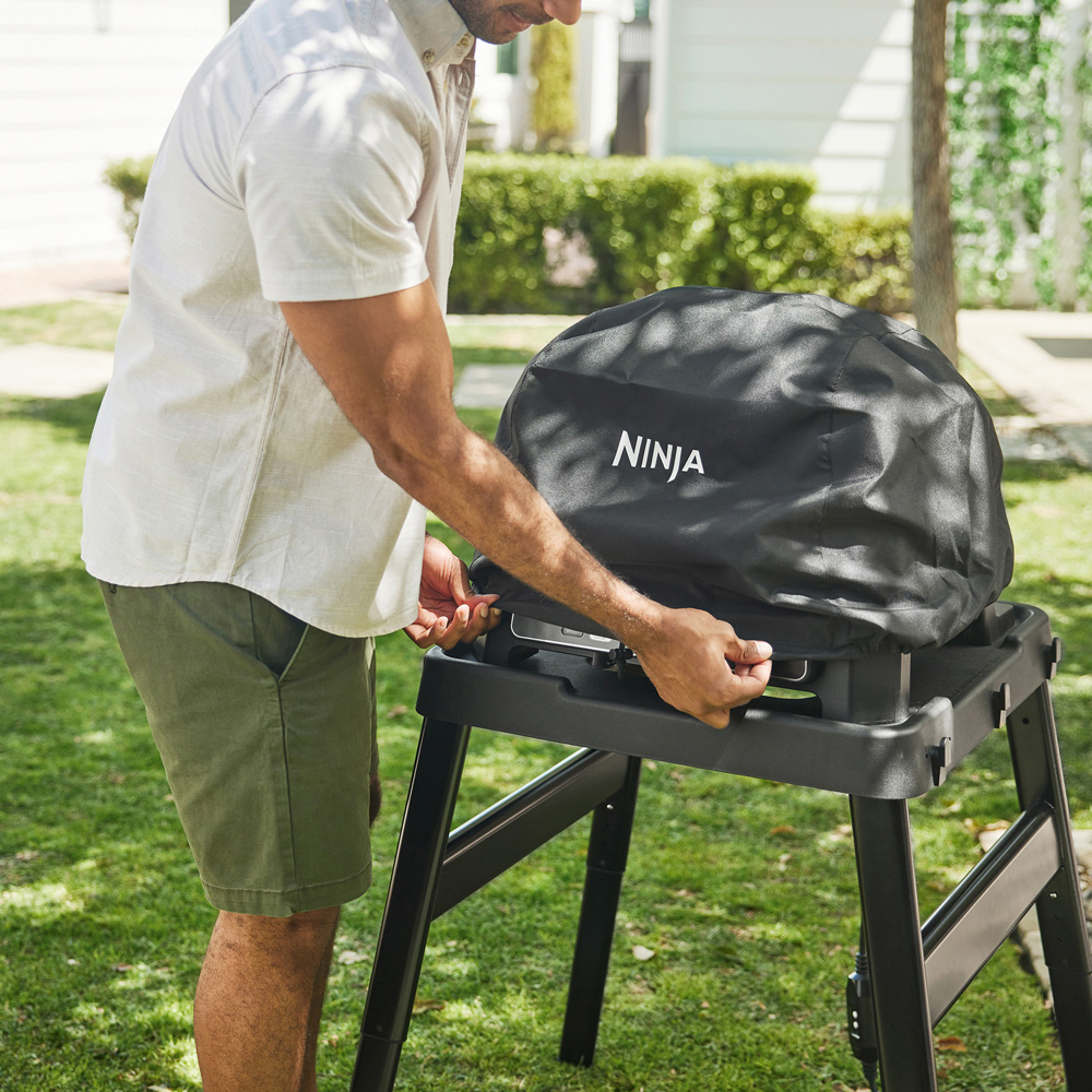 Ninja Black Woodfire XL Grill Cover Image 4