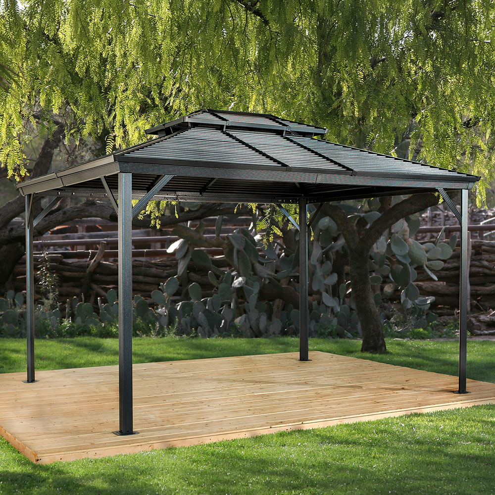 Sojag Ventura II 3 x 3m Grey Gazebo Image 1