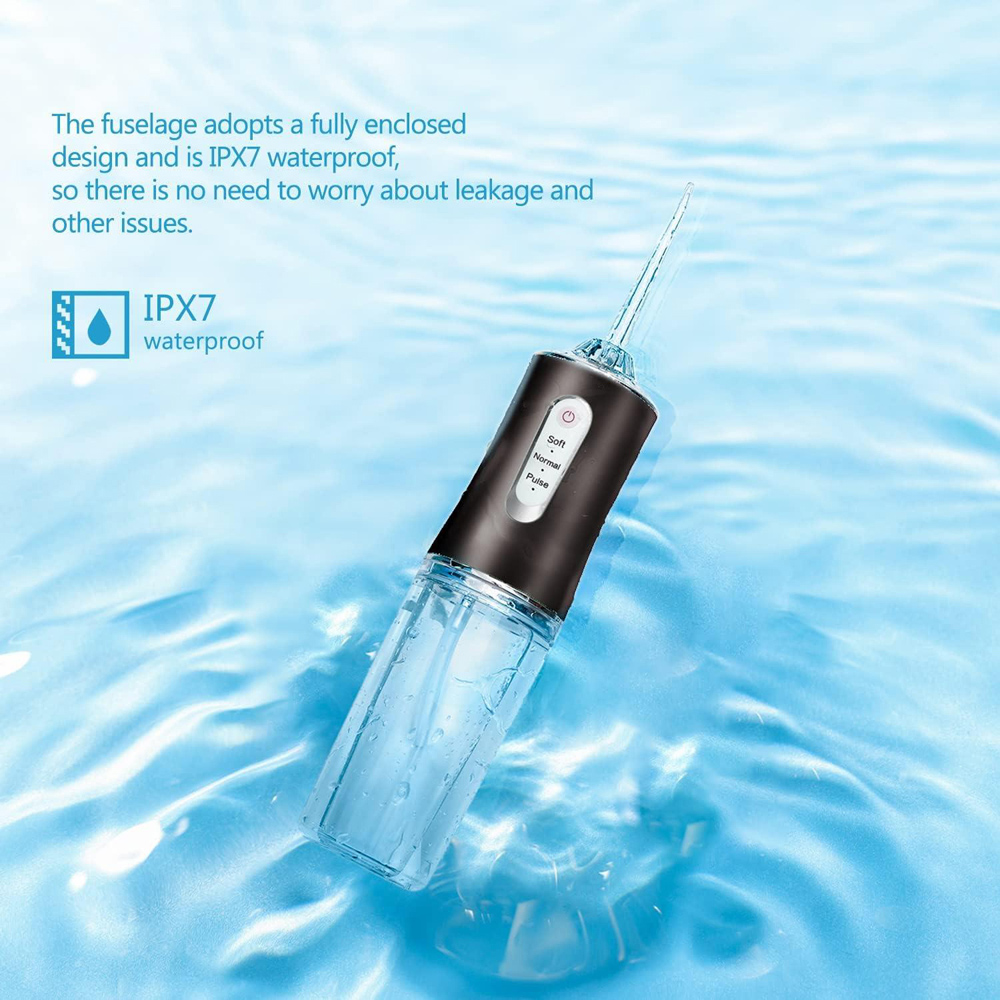 Dyzi Portable Rechargeable Water Flosser with 4 Tips Image 7