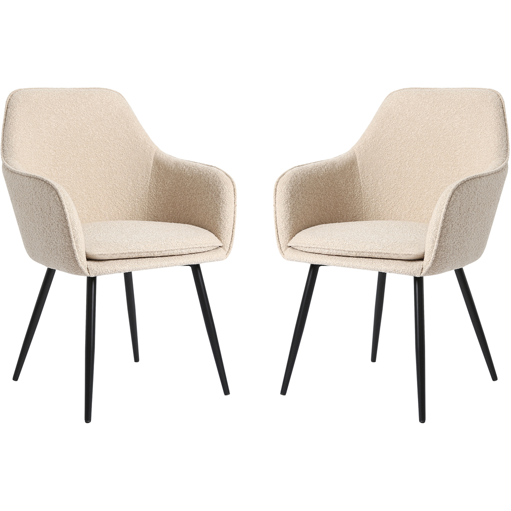 Muse Beige Boucle Accent Chair Image 5