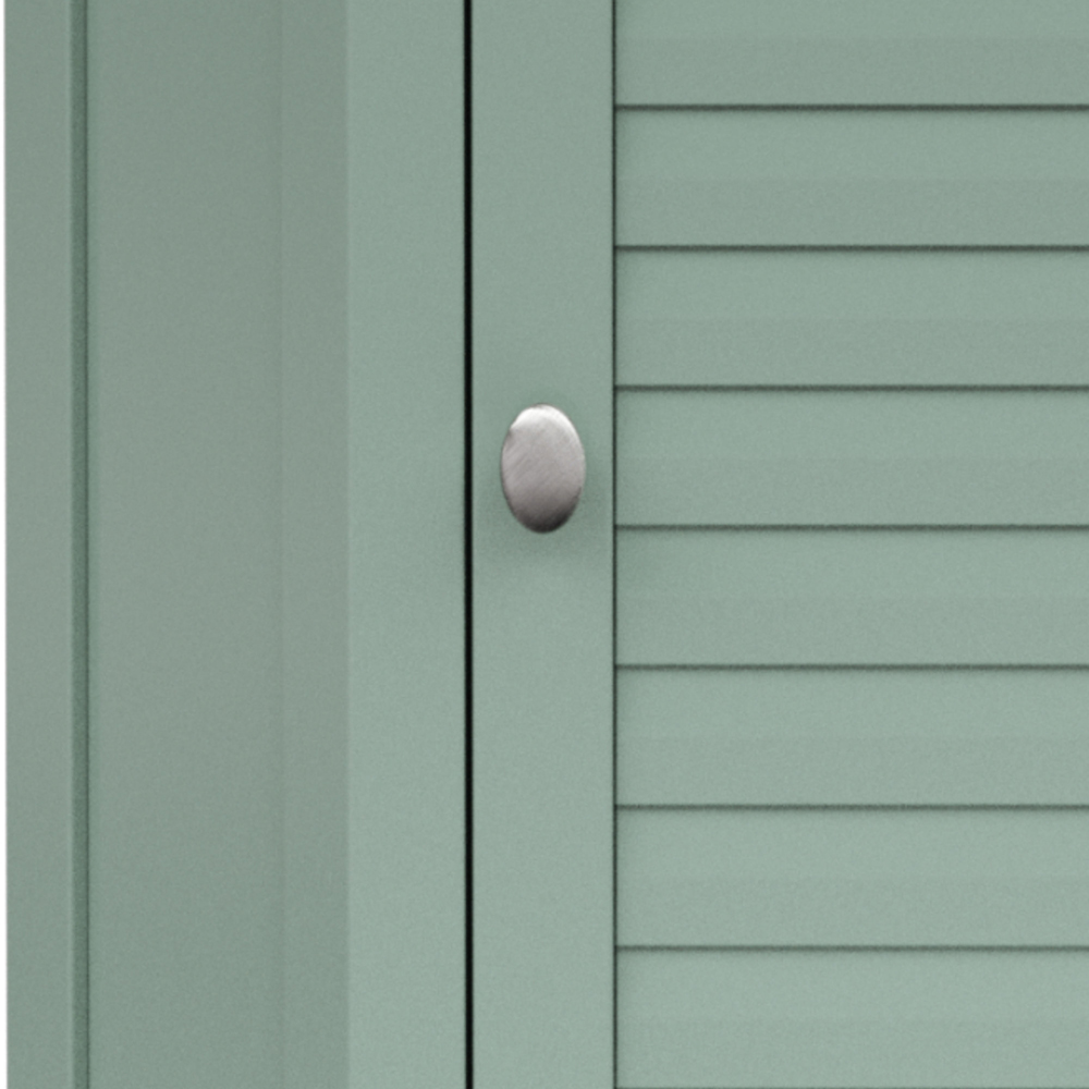 Teamson Home Glancy Single Door Sage Green Removable Wooden Wall Cabinet Image 5