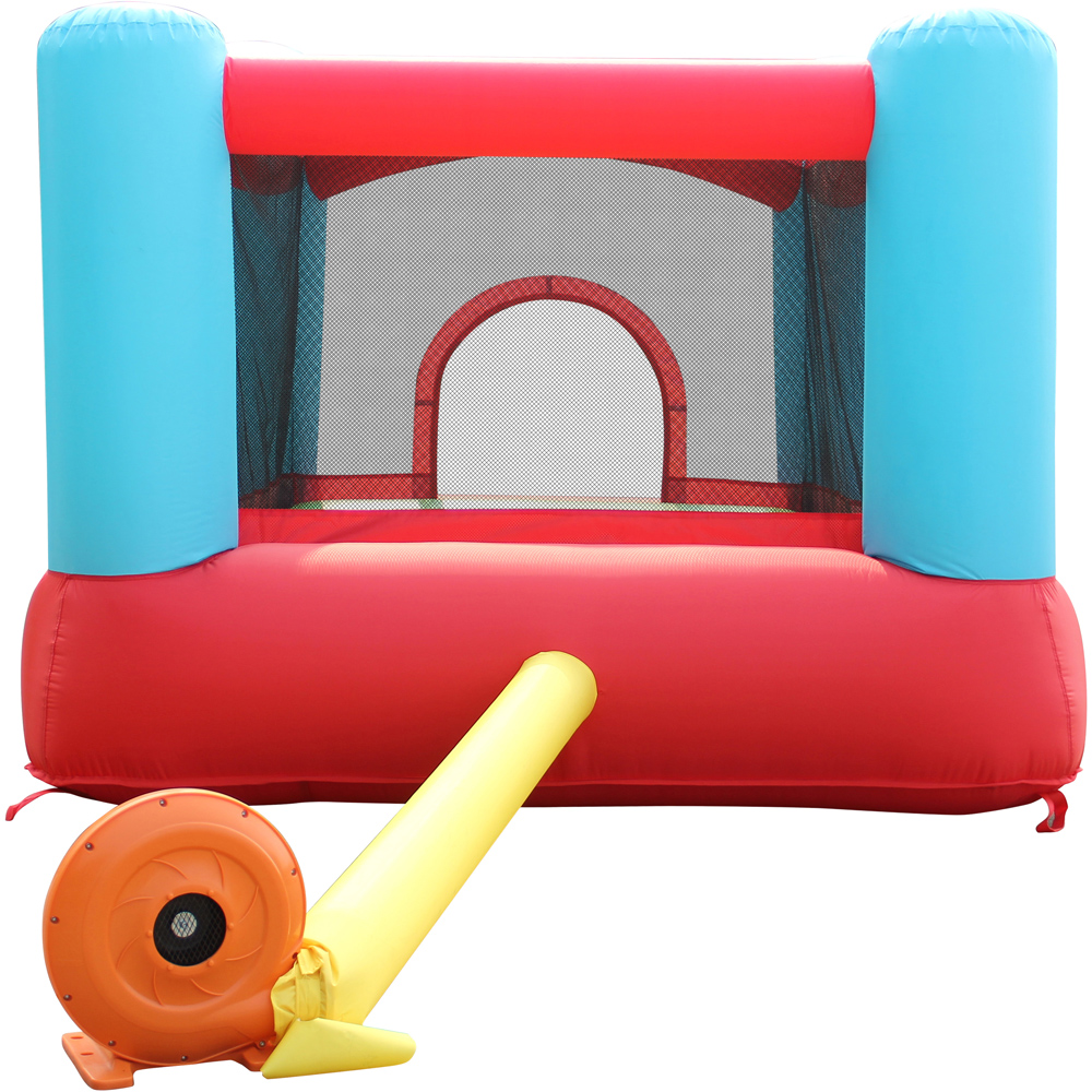 Happy Hop Multicolour Kids Bouncy Castle with Air Blower Image 4