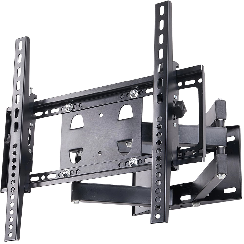 Living and Home 26-55 inch Black Wall Mounted Metal TV Monitor Bracket 42cm Image 1