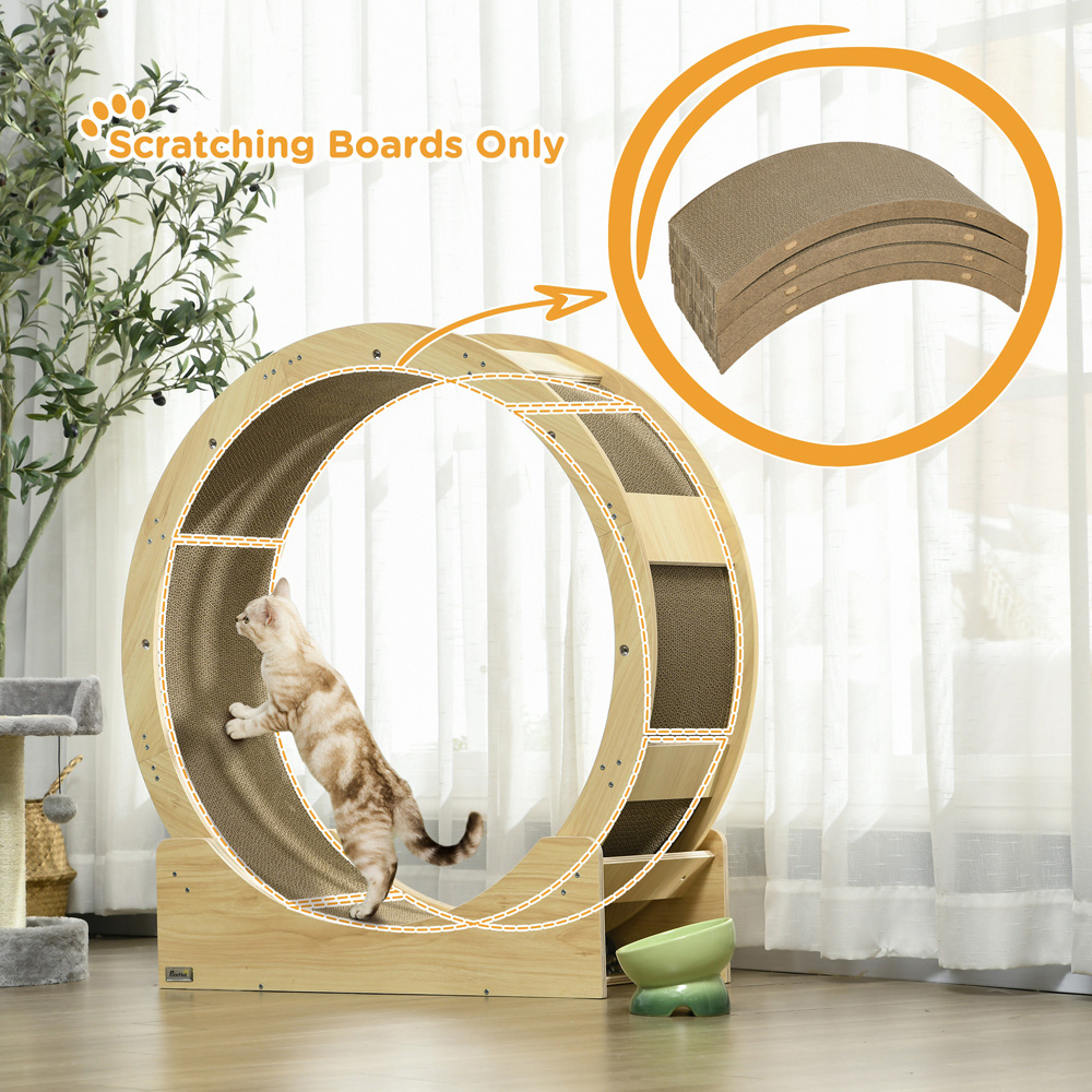 PawHut 4 Piece Reversible Cat Scratch Pads Image 2