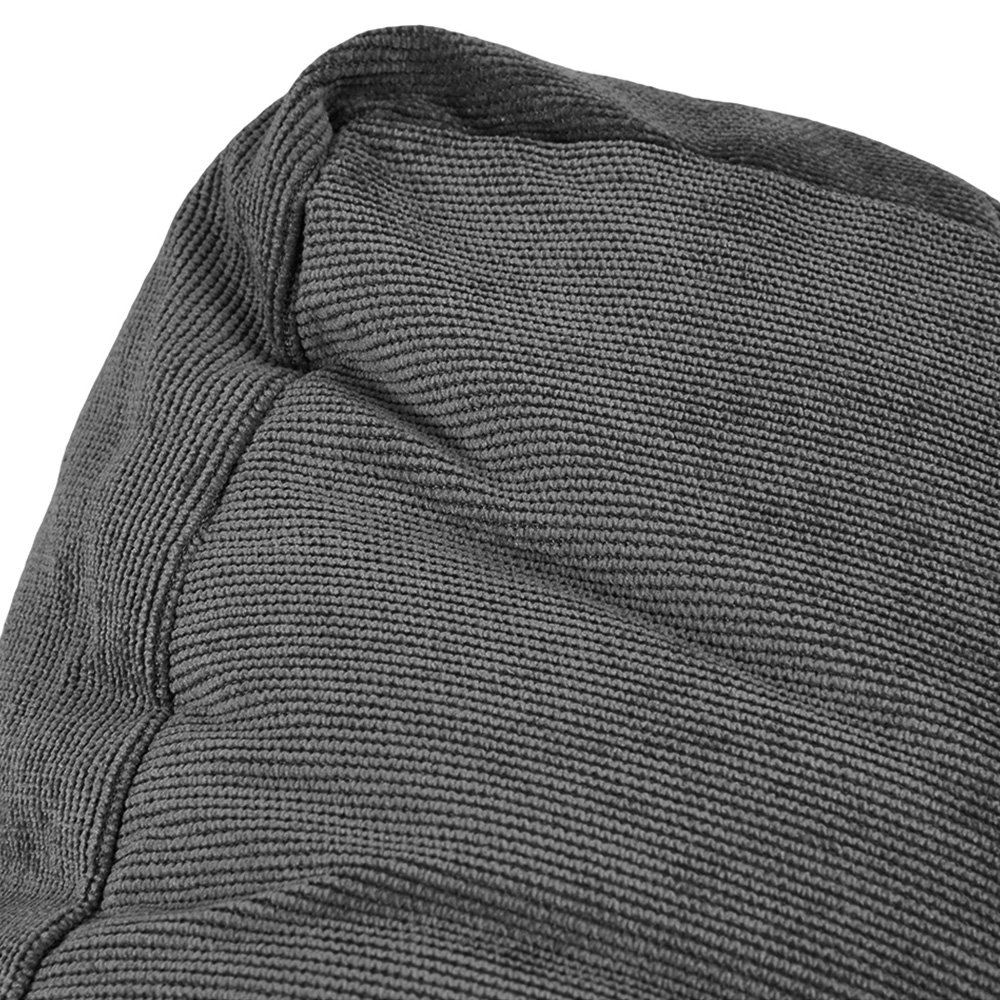Living and Home Dark Coffee Soft Corduroy Chair Cushion 55 x 55cm Image 5