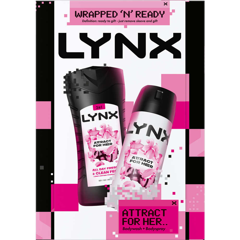 Lynx Duo Attract For Her Feel Good Gift Set Image 2