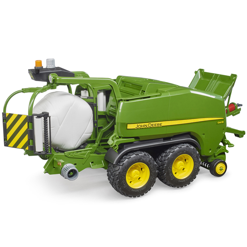 Bruder Kids John Deere C441R Wrapping Chamber Baler Playset Model Image 7