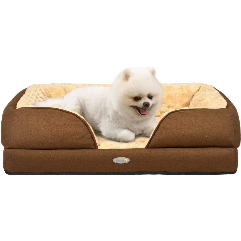 PawHut Brown Small Dog Bed Image 1