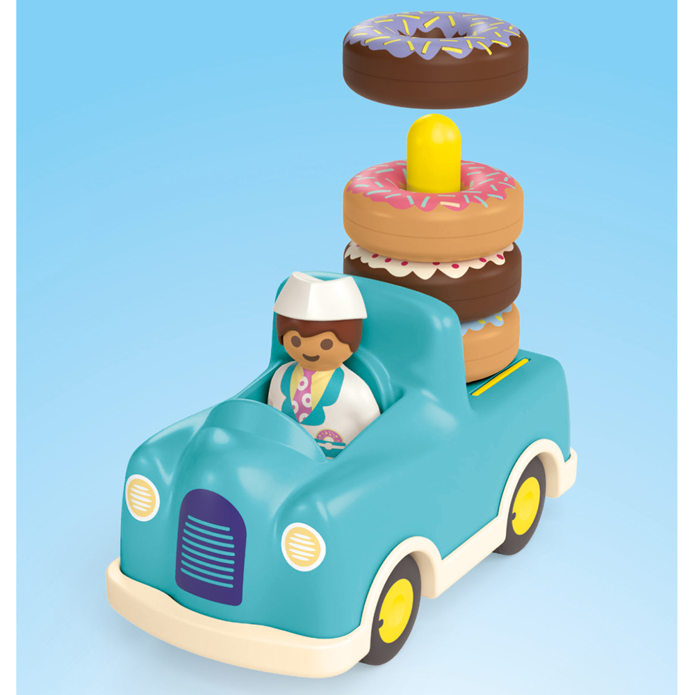 Playmobil Junior Crazy Donut Truck with Stacking and Sorting Feature Playset Image 6