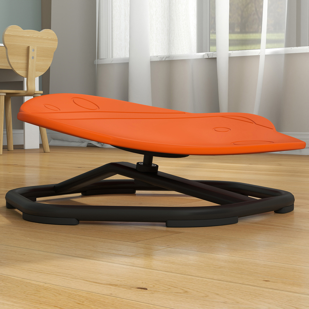 Tommy Toys Orange Kids Planet Shaped Swivel Sensory Spinning Chair Image 4