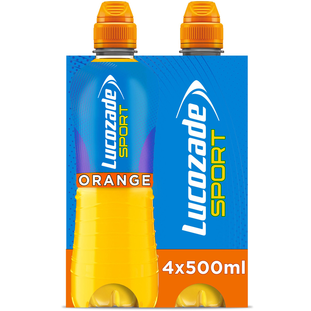 Lucozade Sport Orange 4 x 500ml Image 1