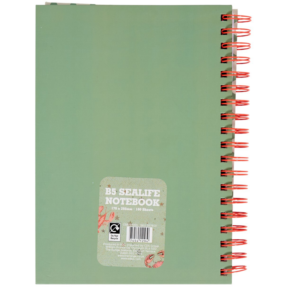Sealife Spiral Notebook B5 Image 3