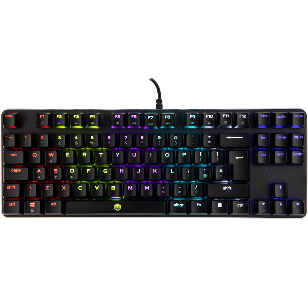 Prizm Rogue TKL Metal Multicolour Backlit Mechanical Keyboard Image 1