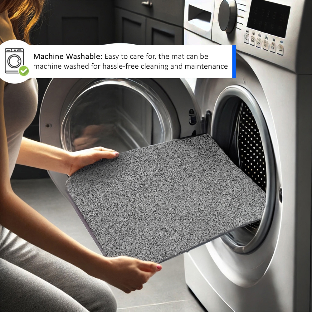 Nicoman Spaghetti Bath Mat and Pedestal Set Image 3