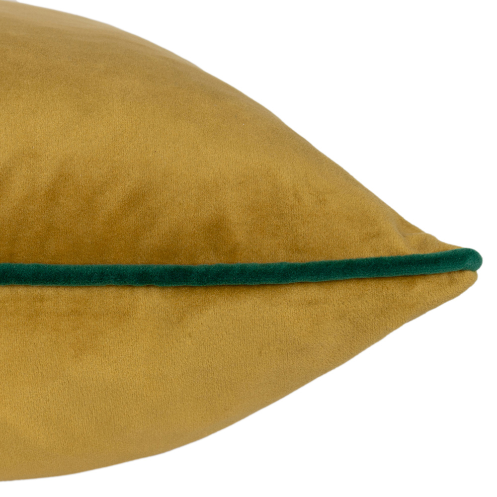 Furn Meridian Moss and Emerald Velvet Cushion 45 x 45cm Image 4