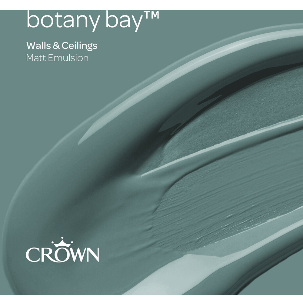 Crown Walls & Ceilings Botany Bay Matt Emulsion Paint 2.5L Image 8