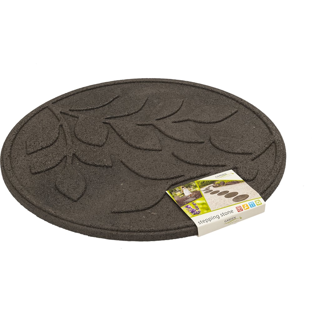 Nicoman Brown Leaves Reversible Garden Stepping Stone 46cm 4 Pack Image 6
