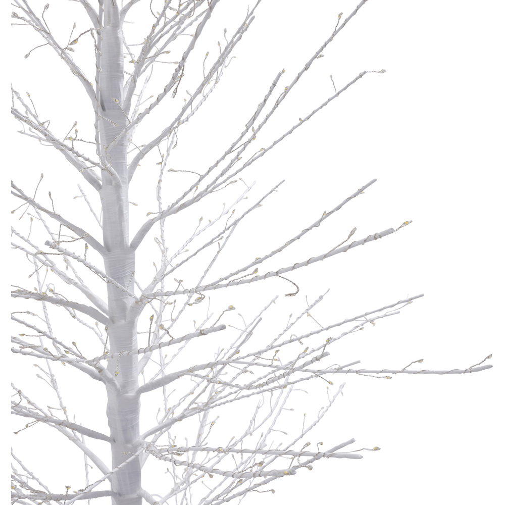 Charles Bentley 400 Twinkling LED Pre-Lit Gold Christmas Twig Tree in Pot 4ft Image 4