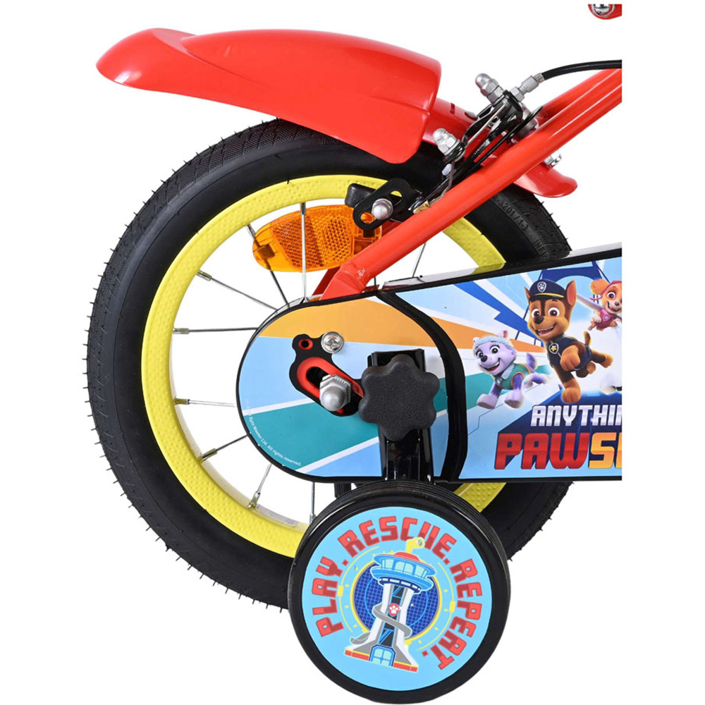 Volare Paw Patrol Core Kids 12 inch Multicolour Bike with Stabilisers Image 6