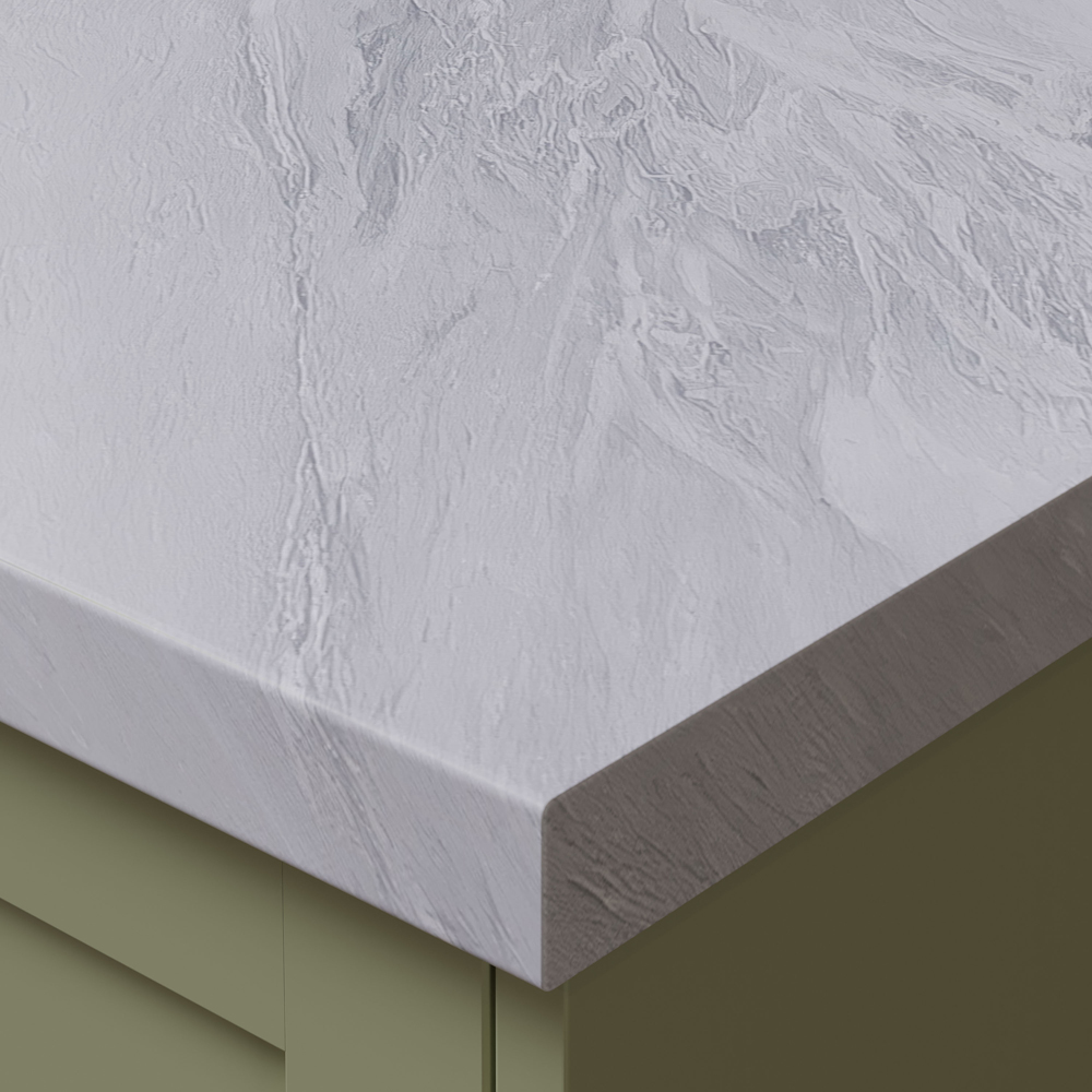Options Plus Sirocco Marble Post-Formed Laminate Kitchen Upstand 3000 x 100 x 20mm Image 3
