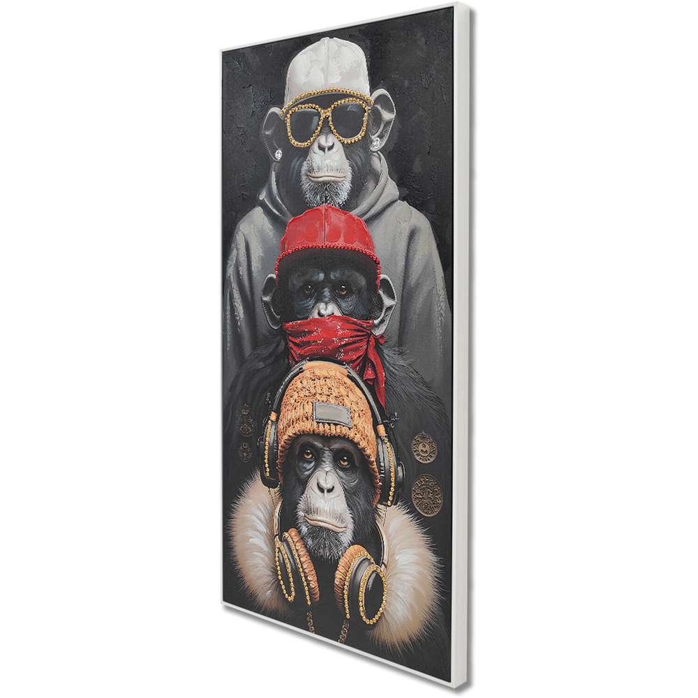 Trio of Wise Apes Framed Art Image 3
