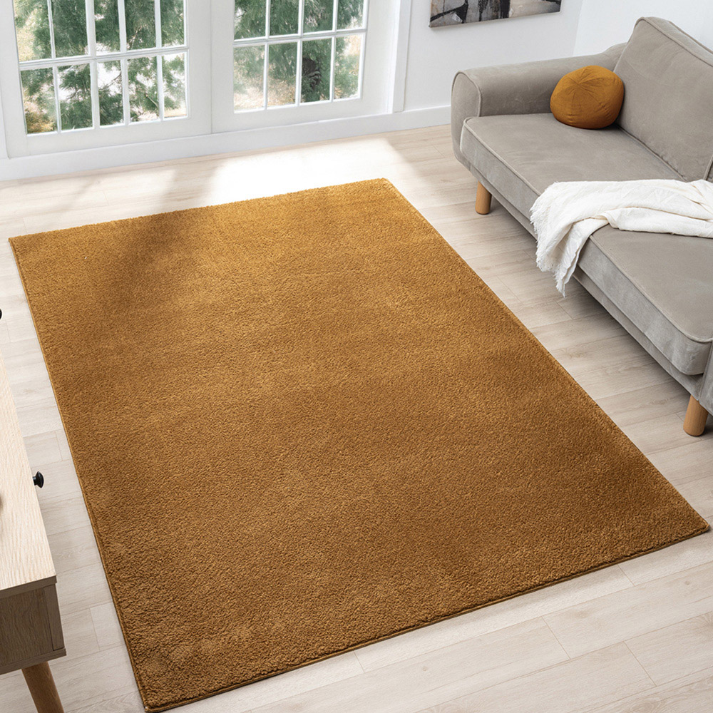 Desire Rugs Comfy Gold Anti Slip Felt Backing Rug 60 x 100cm Image 2