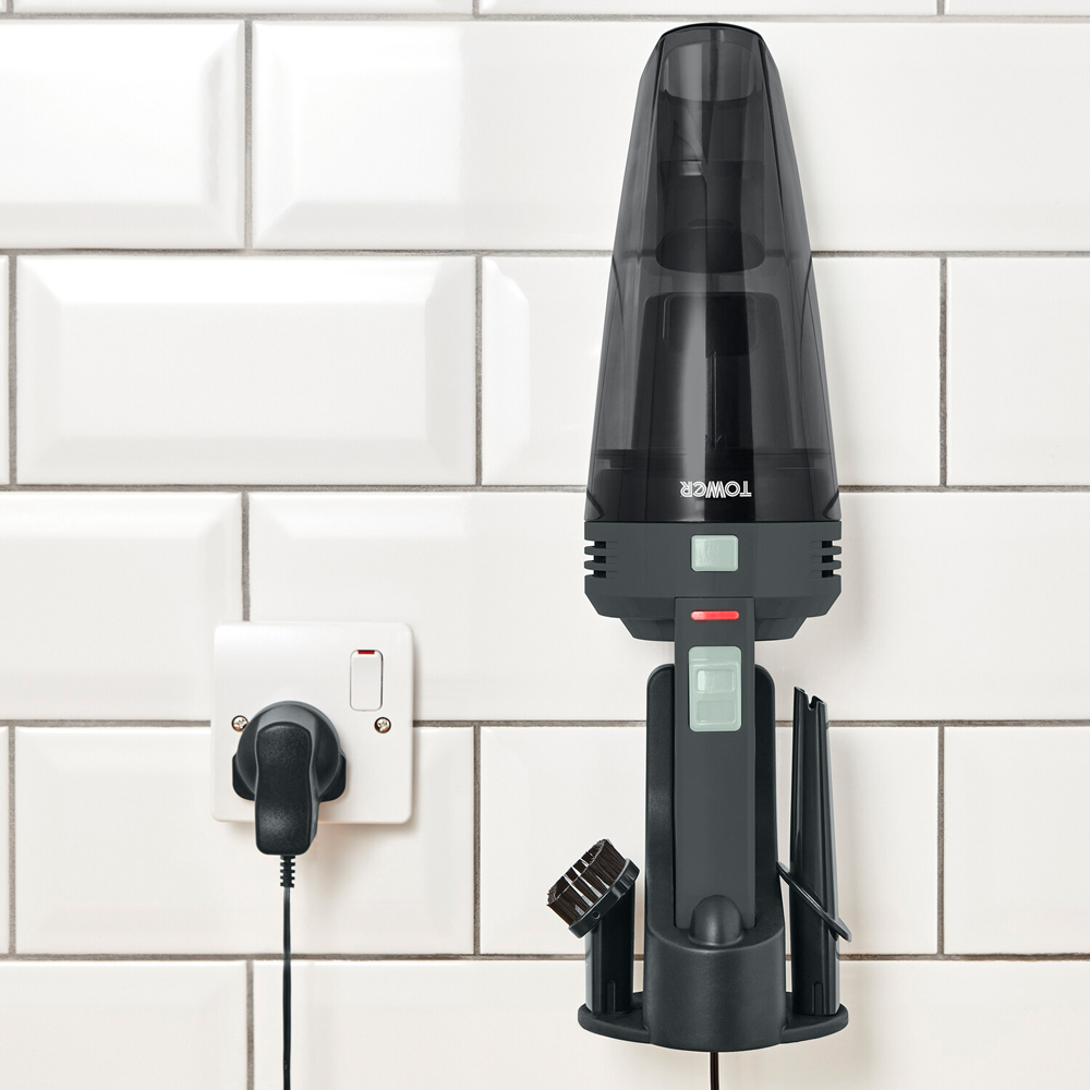 Tower Cordless Handheld Vacuum Cleaner Black Image 5