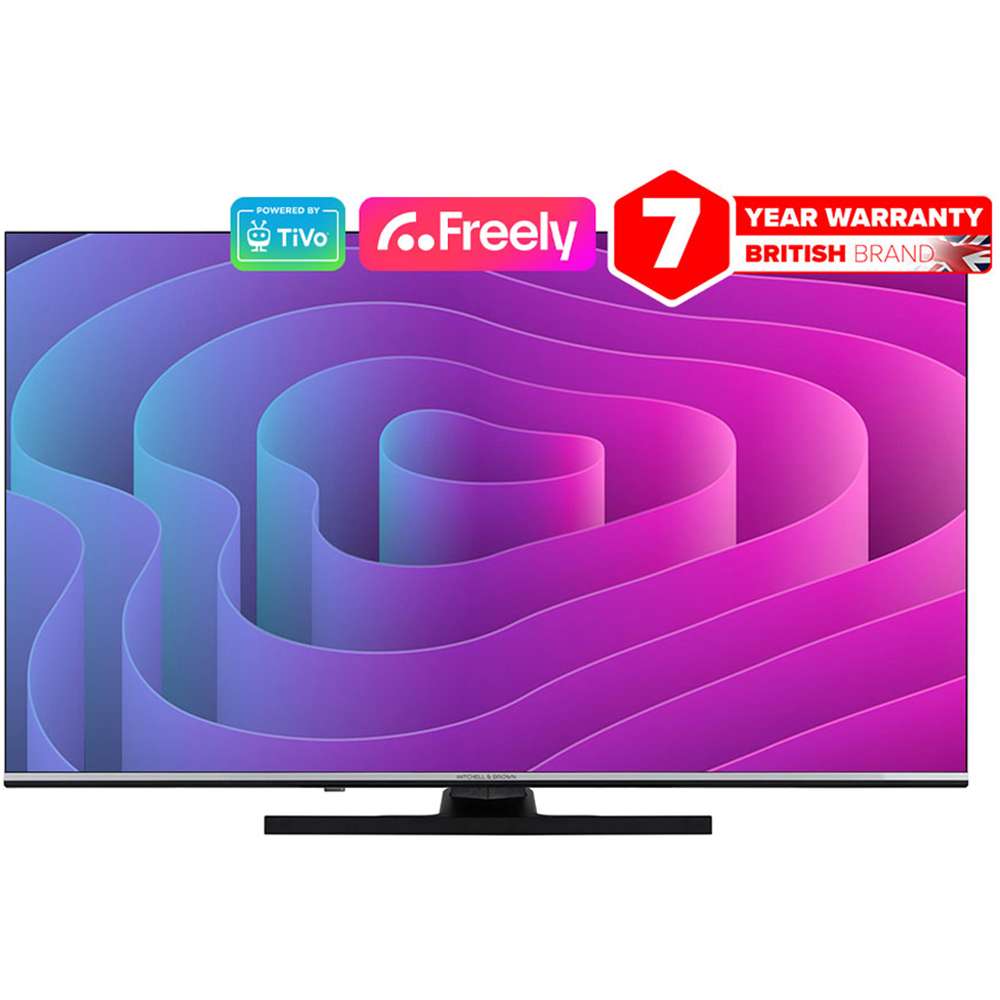 Mitchell & Brown 43 inch 4K Ultra HD Borderless TiVo Smart TV with Centre Stand and Freely Image 3