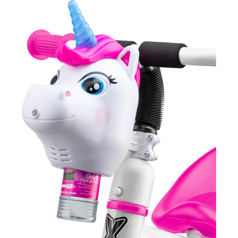 Xootz Kids White Unicorn Bubble Go Trike Image 6