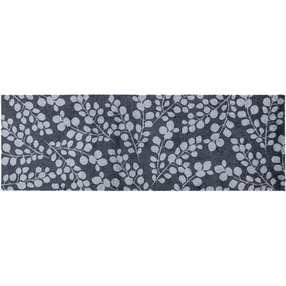 JVL Mega Grey Branches Latex Backed Door Mat and Runner Set Image 5