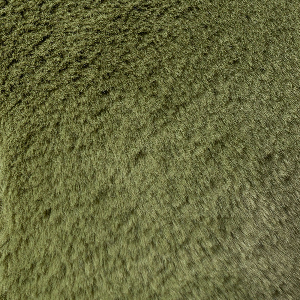 Furn Christmas Kallu Olive Faux Fur Cushion 55 x 55cm Image 5