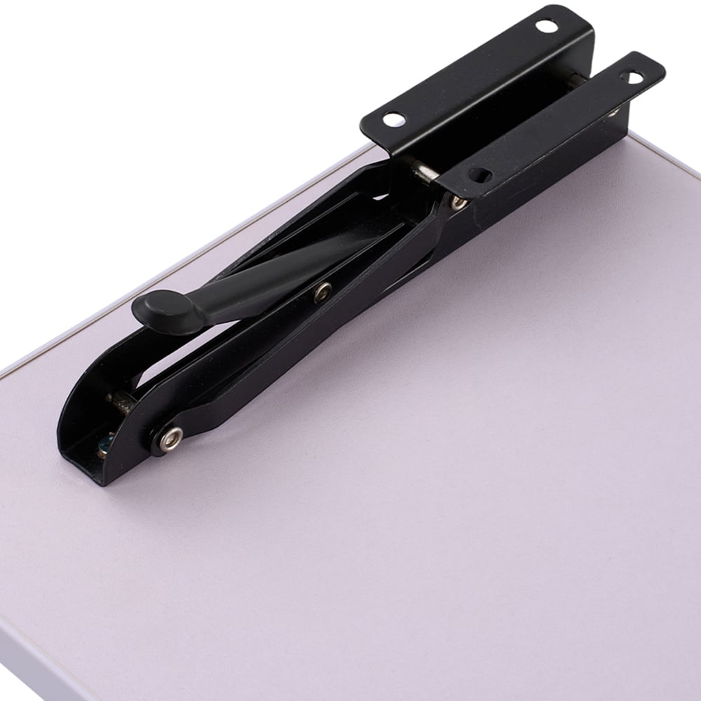 Living and Home White Wall Mounted Folding Table with Iron Brackets 52 x 24cm Image 5