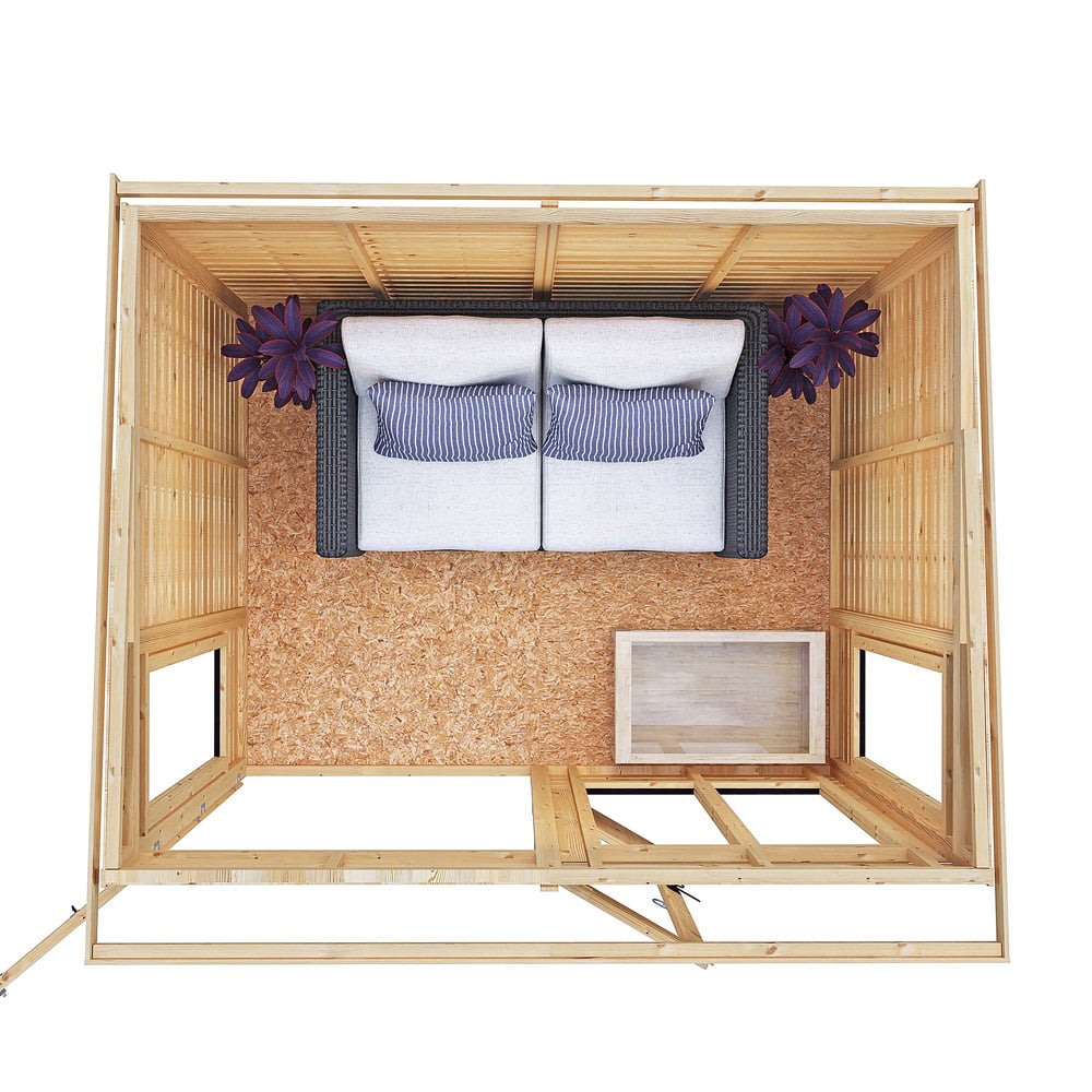 Shire GB Alora 8 x 6ft Pent Overlap Summerhouse Image 4