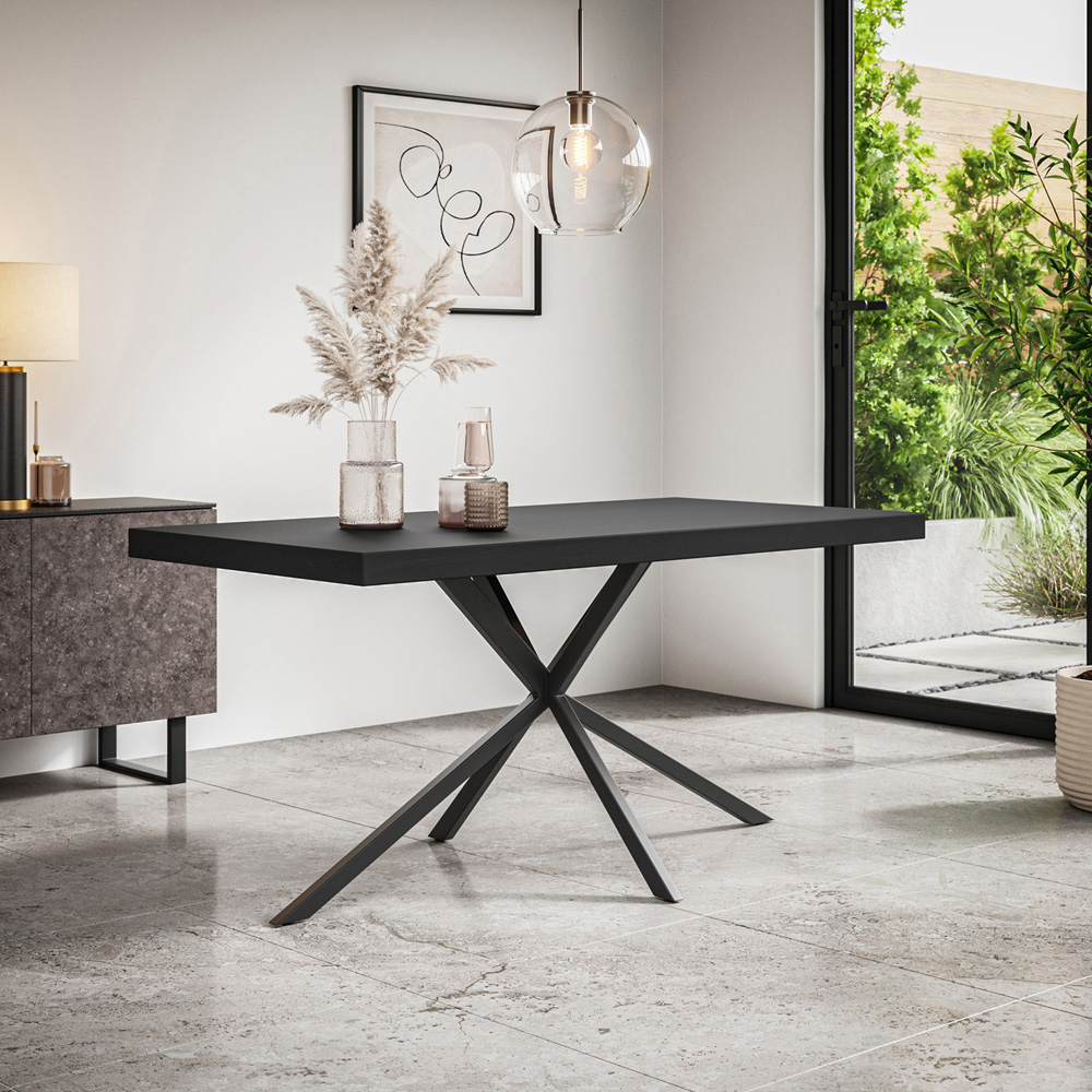 Furniture Online Donni 6 Seater Dining Table Black Image 5