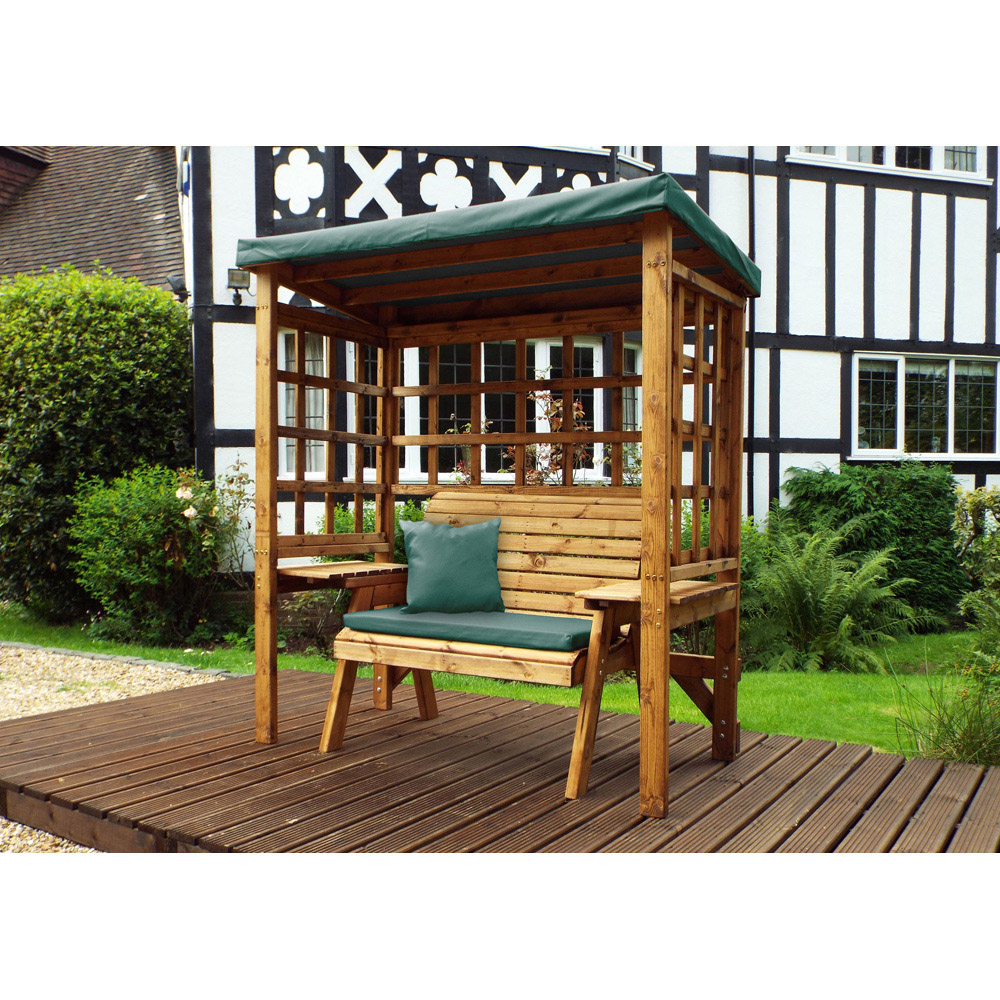 Charles Taylor Wentworth 2 Seater Arbour with Green Roof Cover Image 7