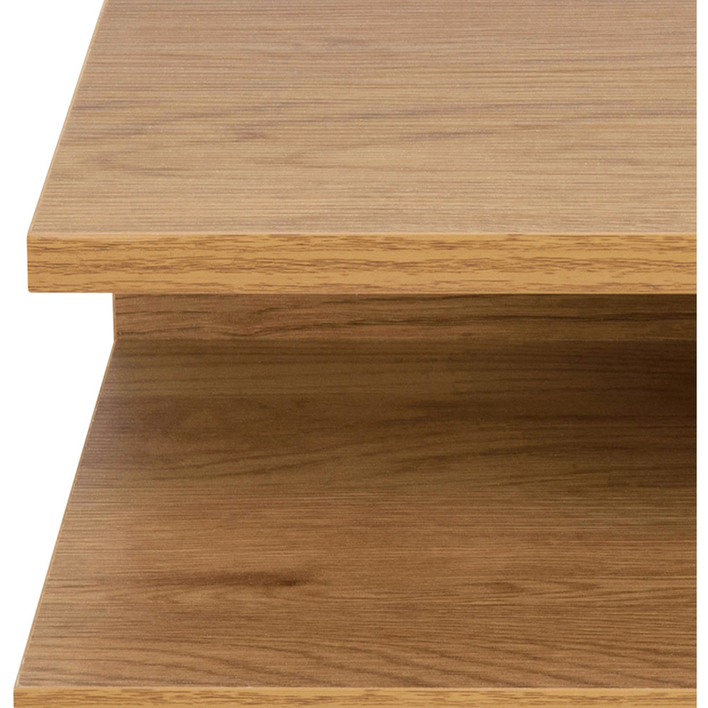 Florence Ashlan Single Drawer Oak Bedside Table Image 7