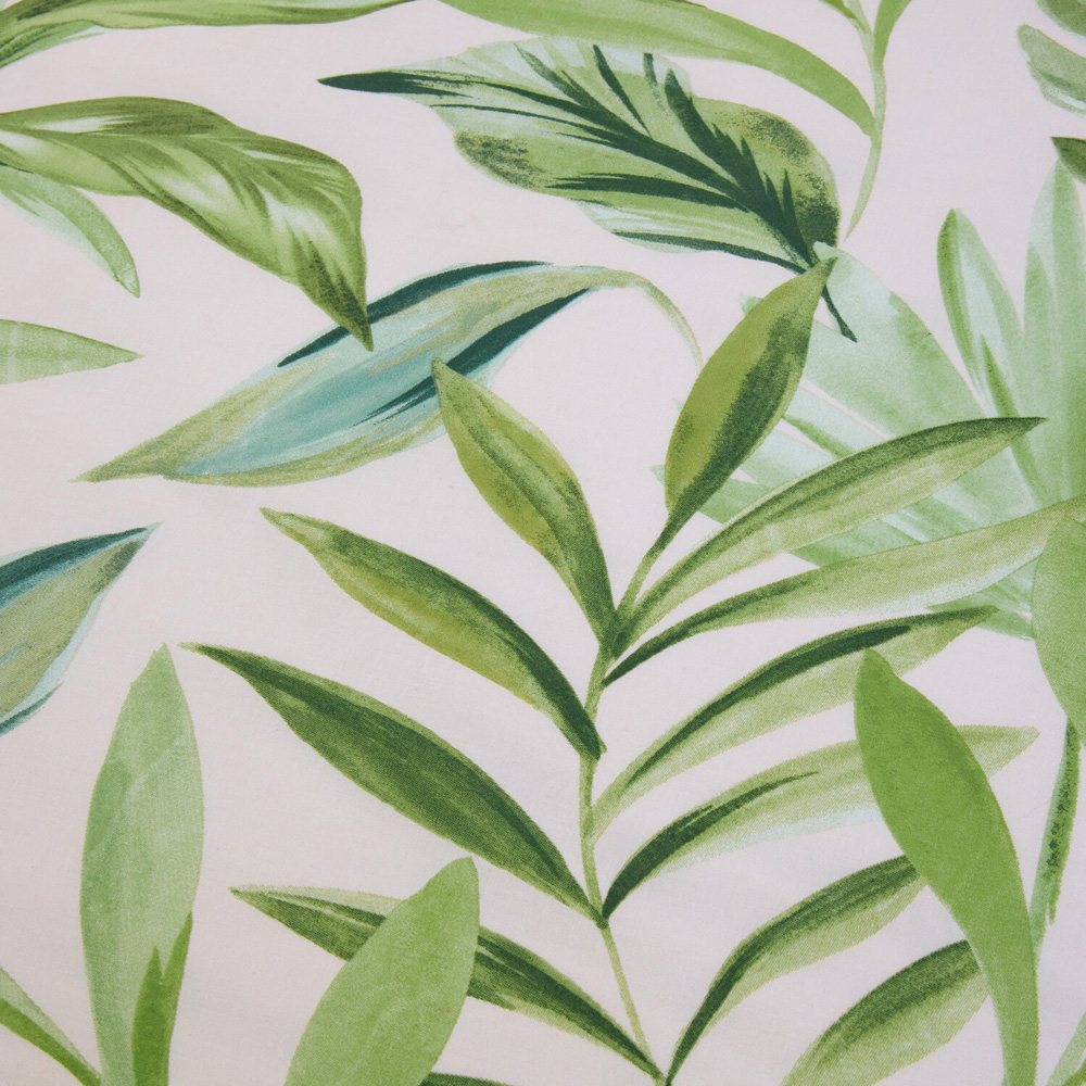 Palma Leaf Duvet Set Green Superking Image 5