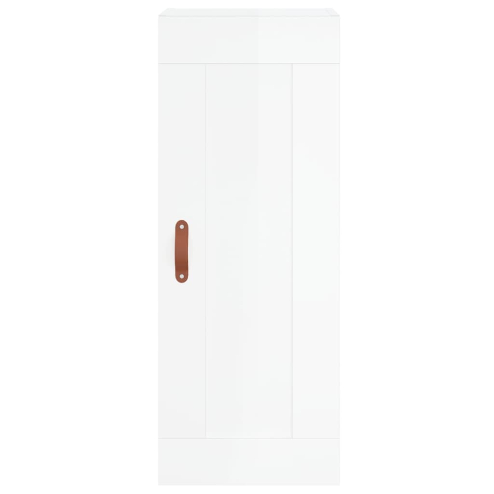 vidaXL 2 Door White Highboard Image 7