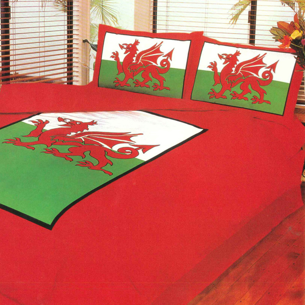Velosso Single Multicolour Welsh Dragon Duvet Cover Set Image 1