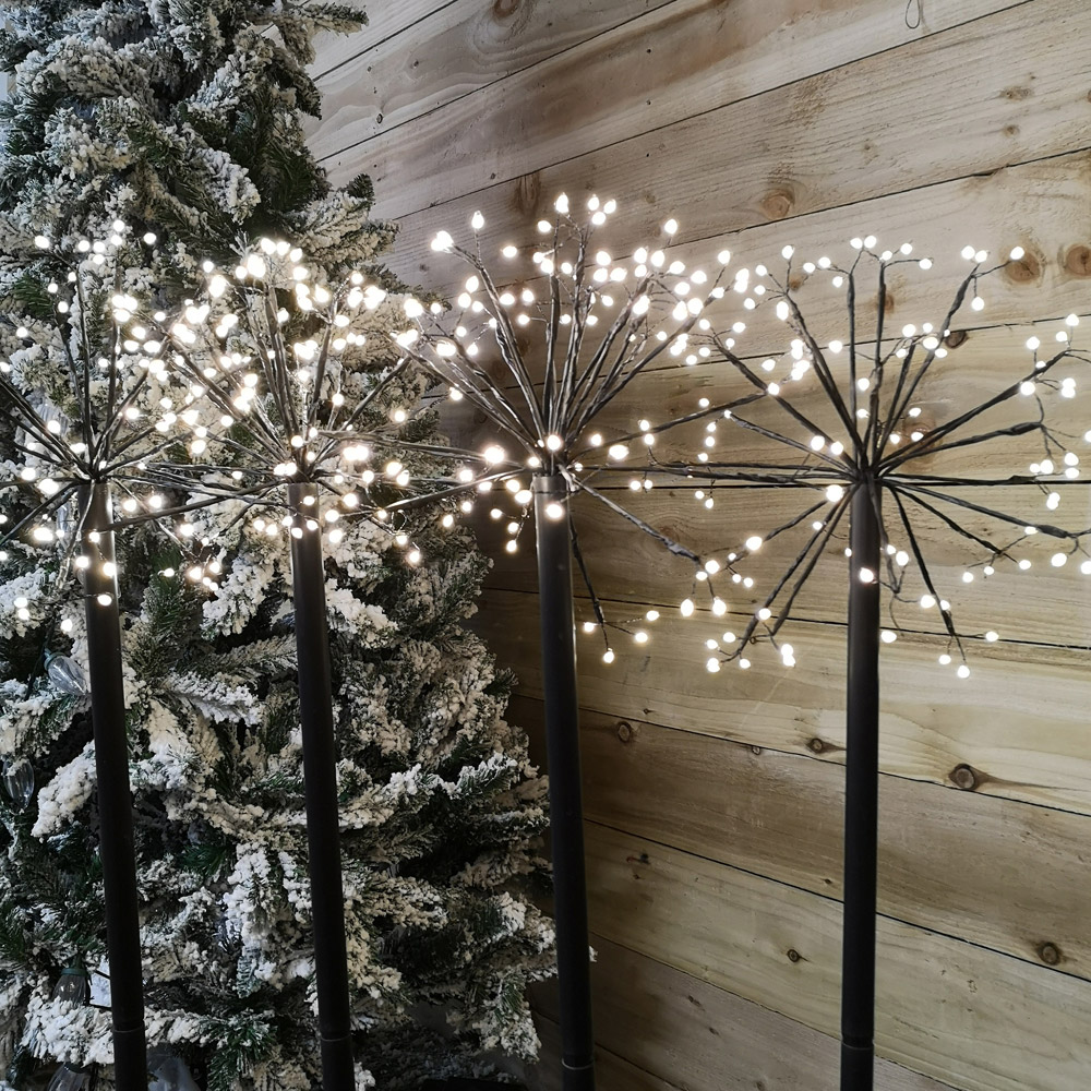 Samuel Alexander Sputnik Sparkler Warm White LED Path Light 100cm 4 Pack Image 4