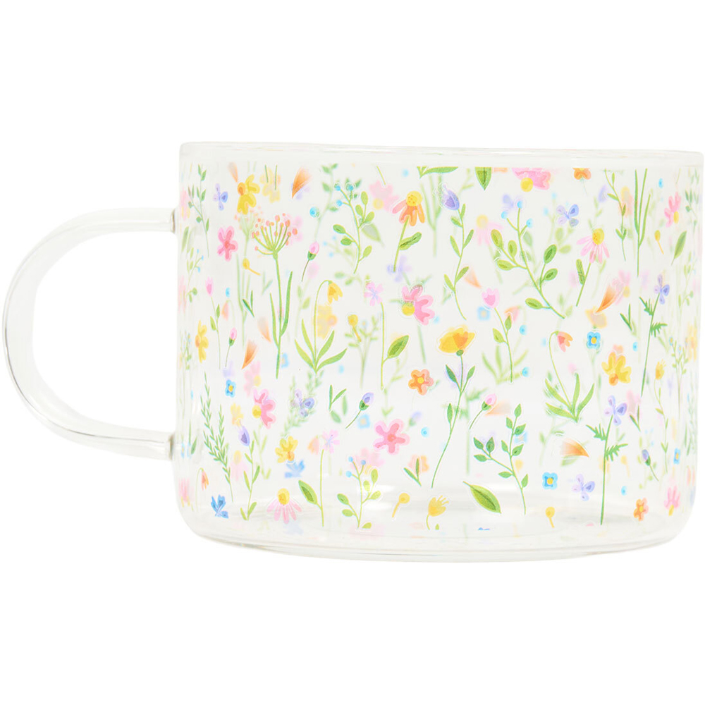 Wildflower Glass Mug Image 2