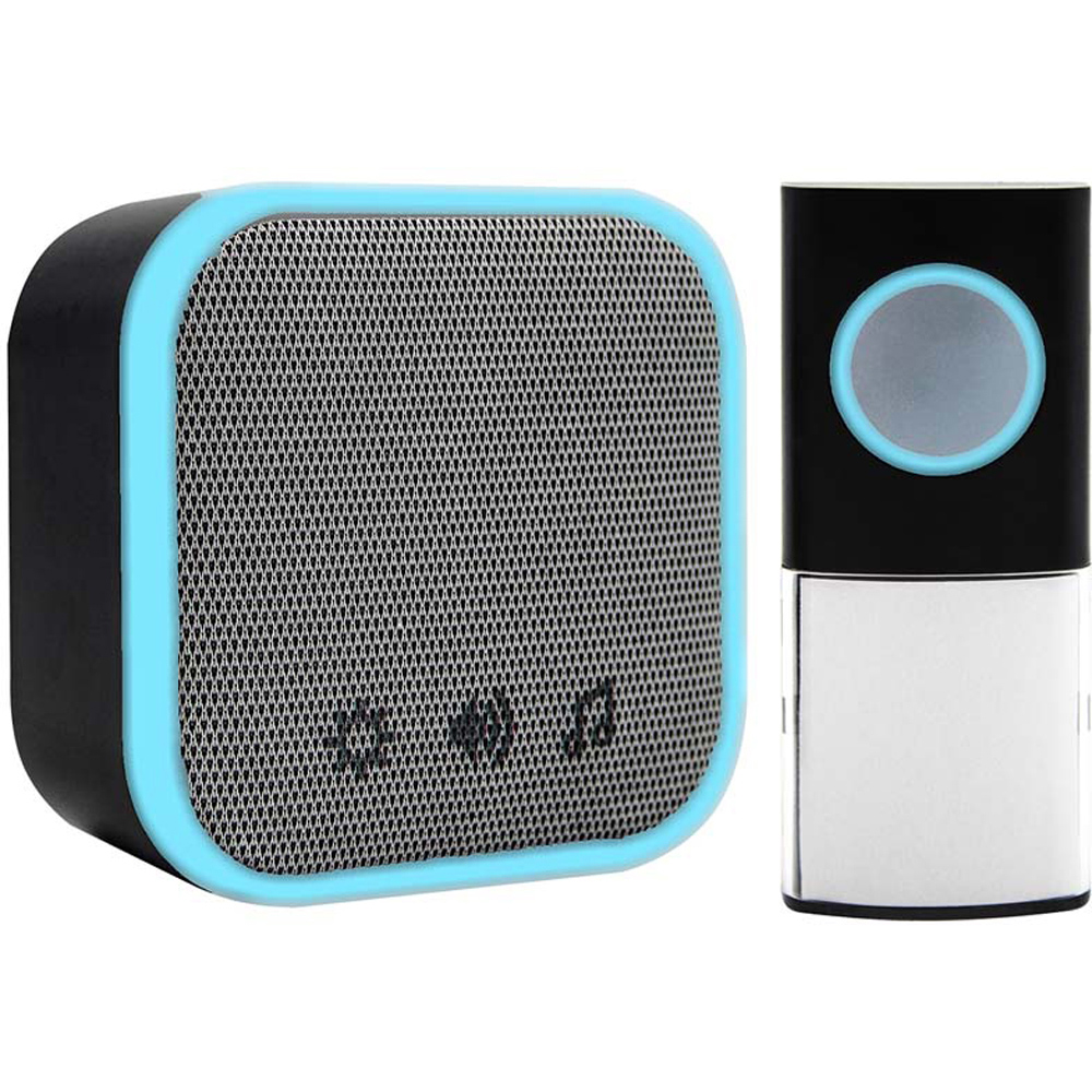 Uni-Com Black Portable Door Chime Image 4