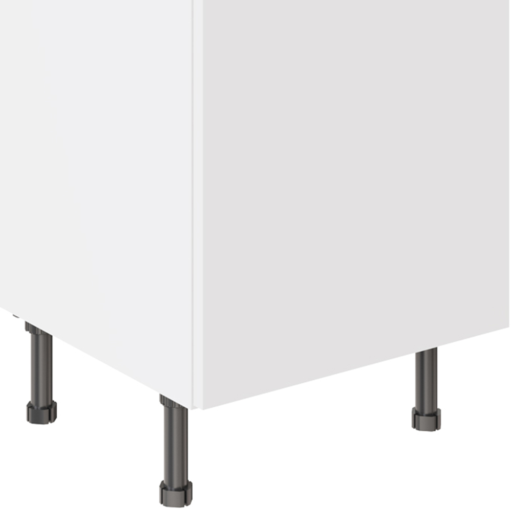 Kitchen Kit Slab Supermatt White Drawerline Base Cabinet 500mm Image 3