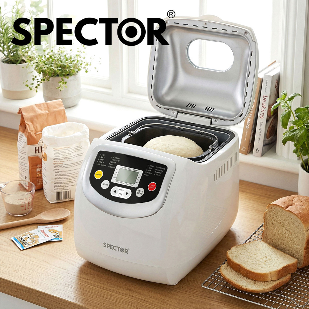 Spector BM2003-UK 19-in-1 Non-Stick Bread Maker Machine 600W Image 8